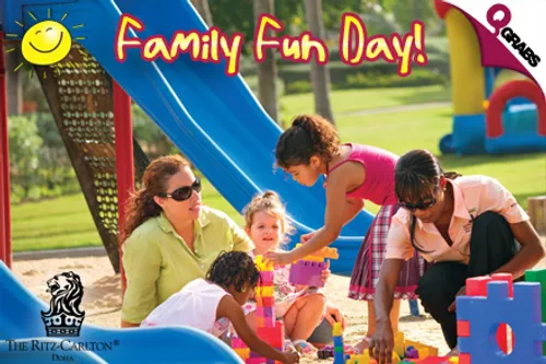 For QR65 Kids/QR130 Adults, Enjoy an exquisite lunch buffet & outdoor BBQ on Saturdays at The Ritz Carlton; The Lagoon (QR130/260 Value)